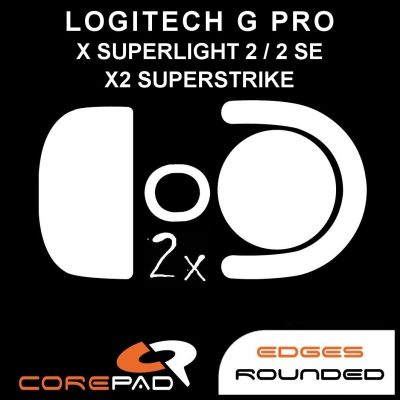 Hyperglides Hypergleits Hypergleids esptiger tiger ice arc Corepad Skatez Logitech G PRO X SUPERLIGHT 2 GPX V2 GPX2 X2 SUPERSTRIKE